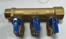 Centralita mani-ford 3/4" y 1/2" de 3 salidas